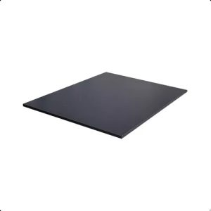 1 Prateleira Mdf Preto 60x60 Tabua S/ Suporte Tampo
